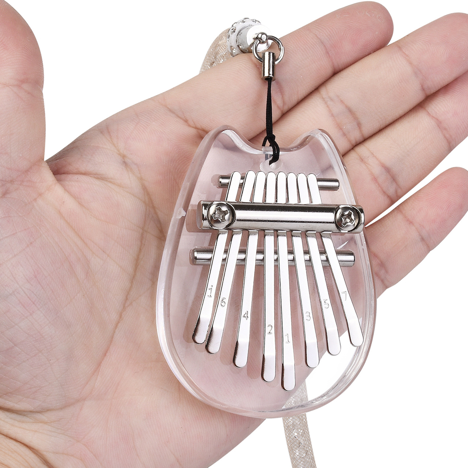 Musical Instrument Of Keyboard - 8 Key Mini Kalimba Exquisite Finger