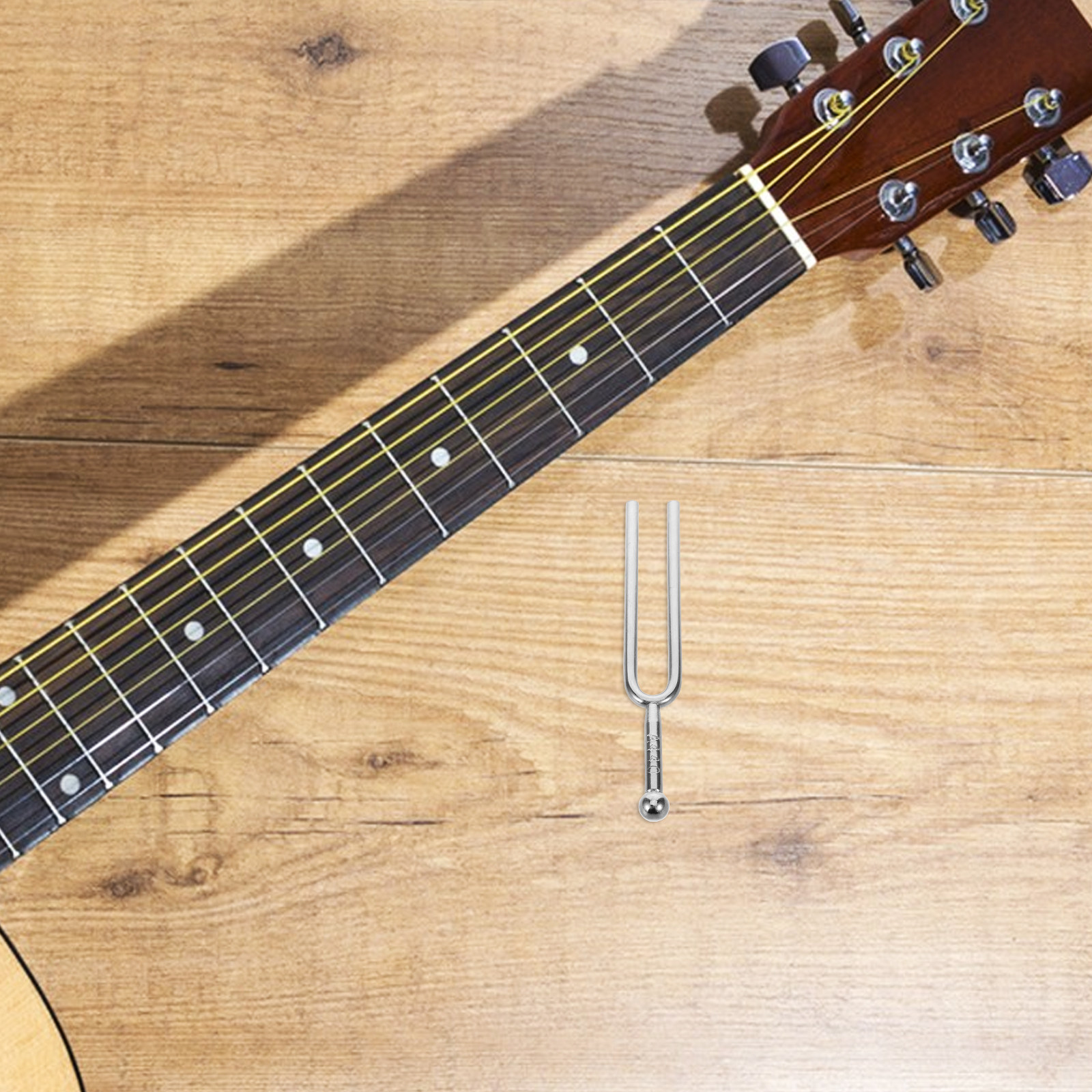Musical Instrument Tuning Guitar Tuner. Standard Guitar Tuning - Tuning Fork 440Hz Standard Tone Metal