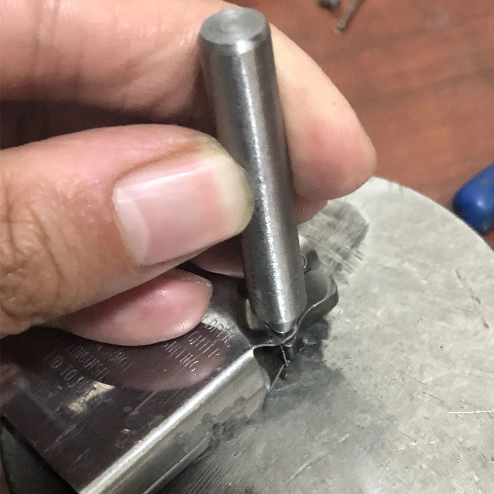Musical Instrument Zither - Pendulum Cam Rivets Install Flanging Metal
