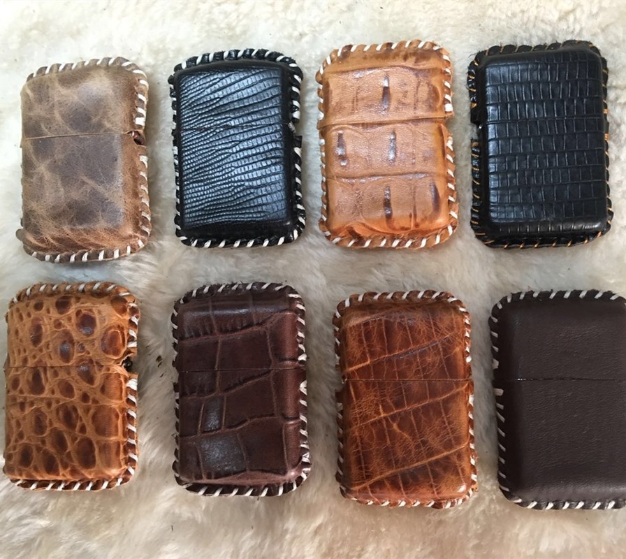 Musical Instrument Zither - Hand-stitched Cowhide Leather Protective Sleeve for