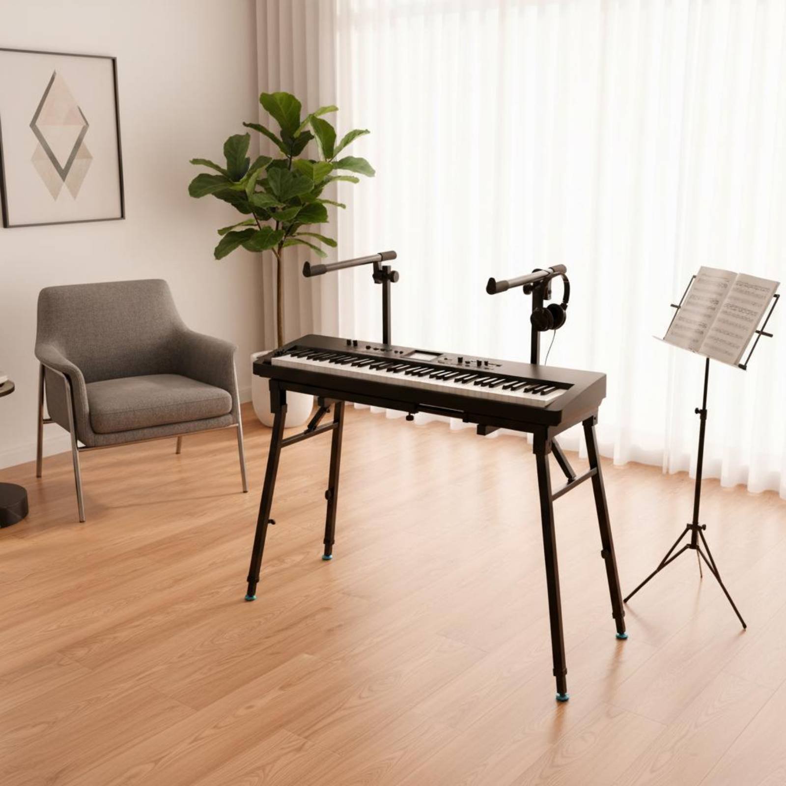 Folding Keyboard Stand Portabl - Musical Instrument Of Keyboard incelemesi ve fiyatı