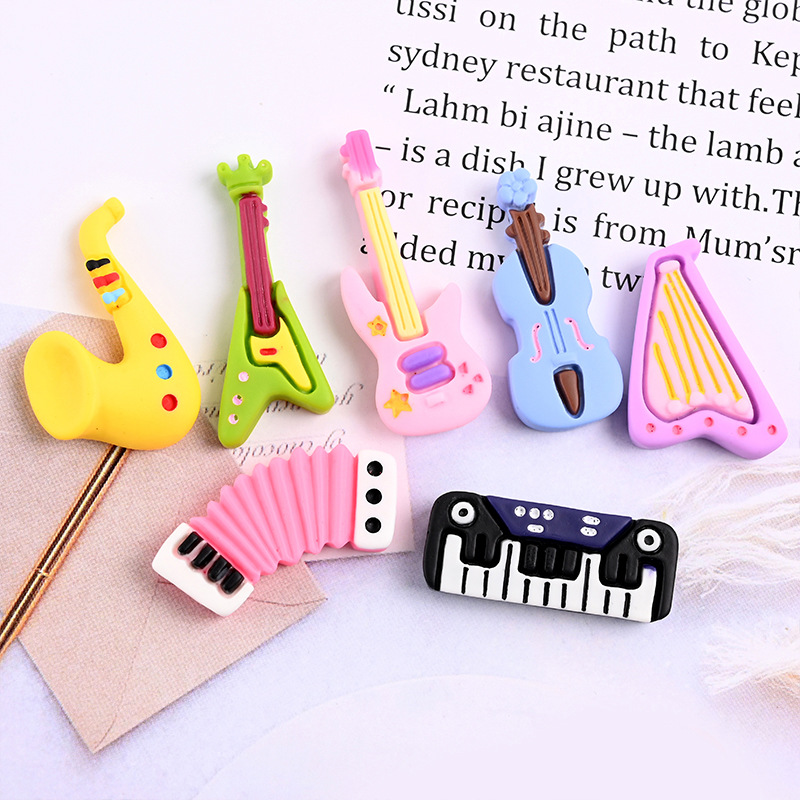 10pcs Cartoon Kawaii Resin Min - Musical Instrument Craft incelemesi ve fiyatı