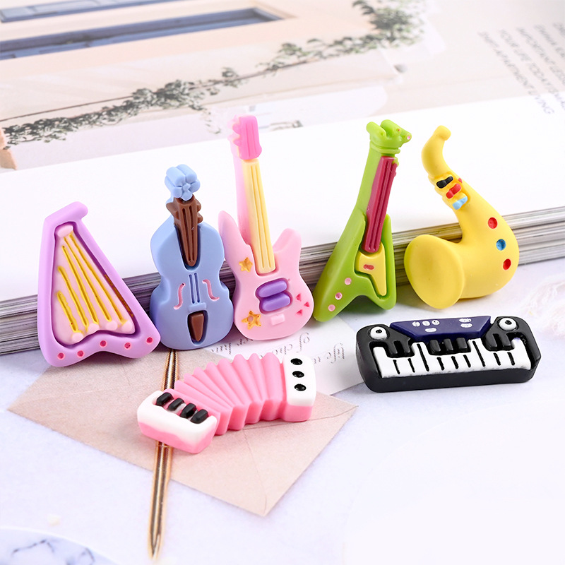 10pcs Cartoon Kawaii Resin Min - Musical Instrument Craft incelemesi ve fiyatı