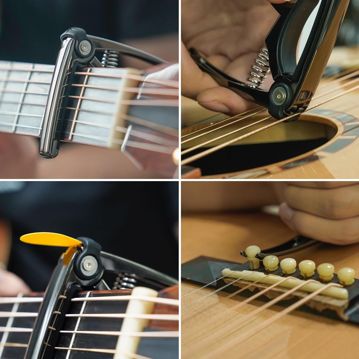 4-in-1 Guitar Capo for 6 Strin - Musical Instrument With Strings incelemesi ve fiyatı