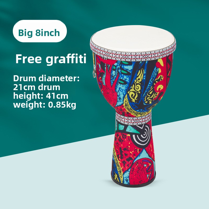 8 inch African  Large 8 Hand D - Bongo Drum Set incelemesi ve fiyatı