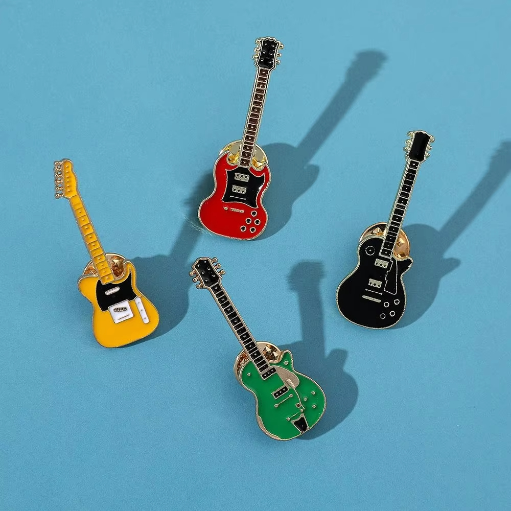 Vintage Metal Enamel Guitar Br - Musical Instrument Gif incelemesi ve fiyatı