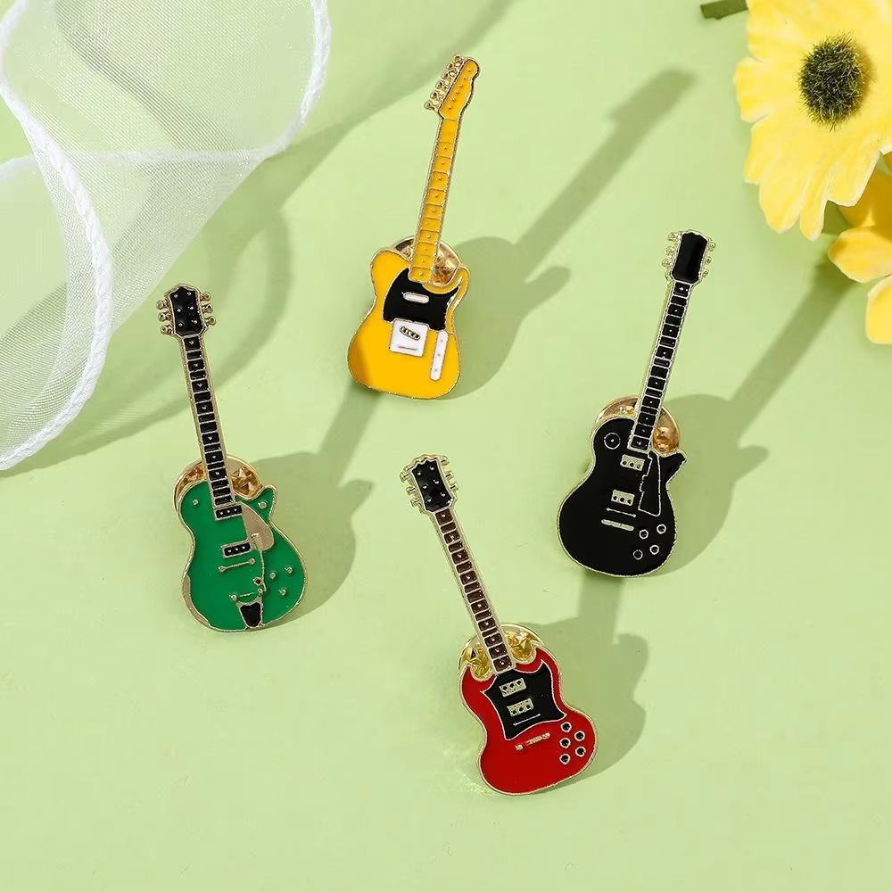 Vintage Metal Enamel Guitar Br - Musical Instrument Gif incelemesi ve fiyatı