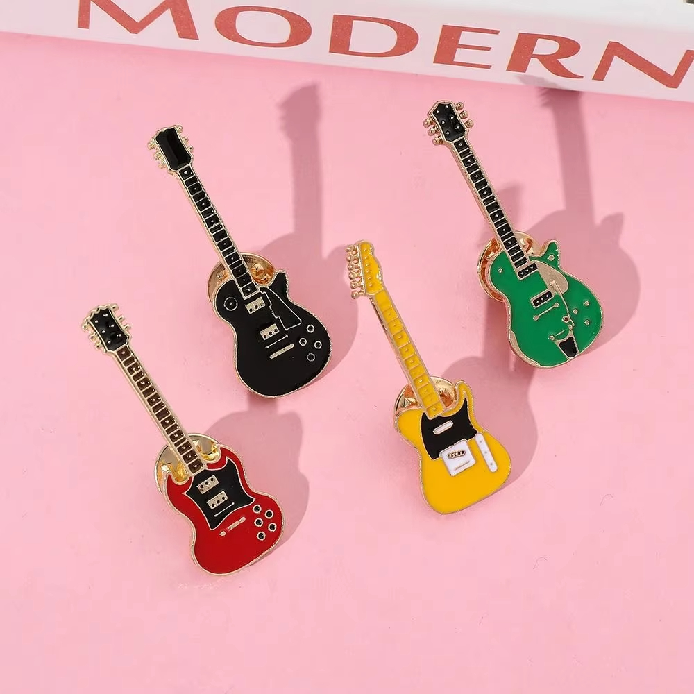 Vintage Metal Enamel Guitar Br - Musical Instrument Gif incelemesi ve fiyatı