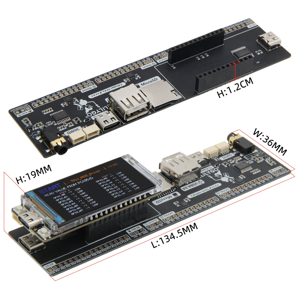 T-Display-S3 MIDI Shield Devel - Musical Instrument Digital Interface incelemesi ve fiyatı