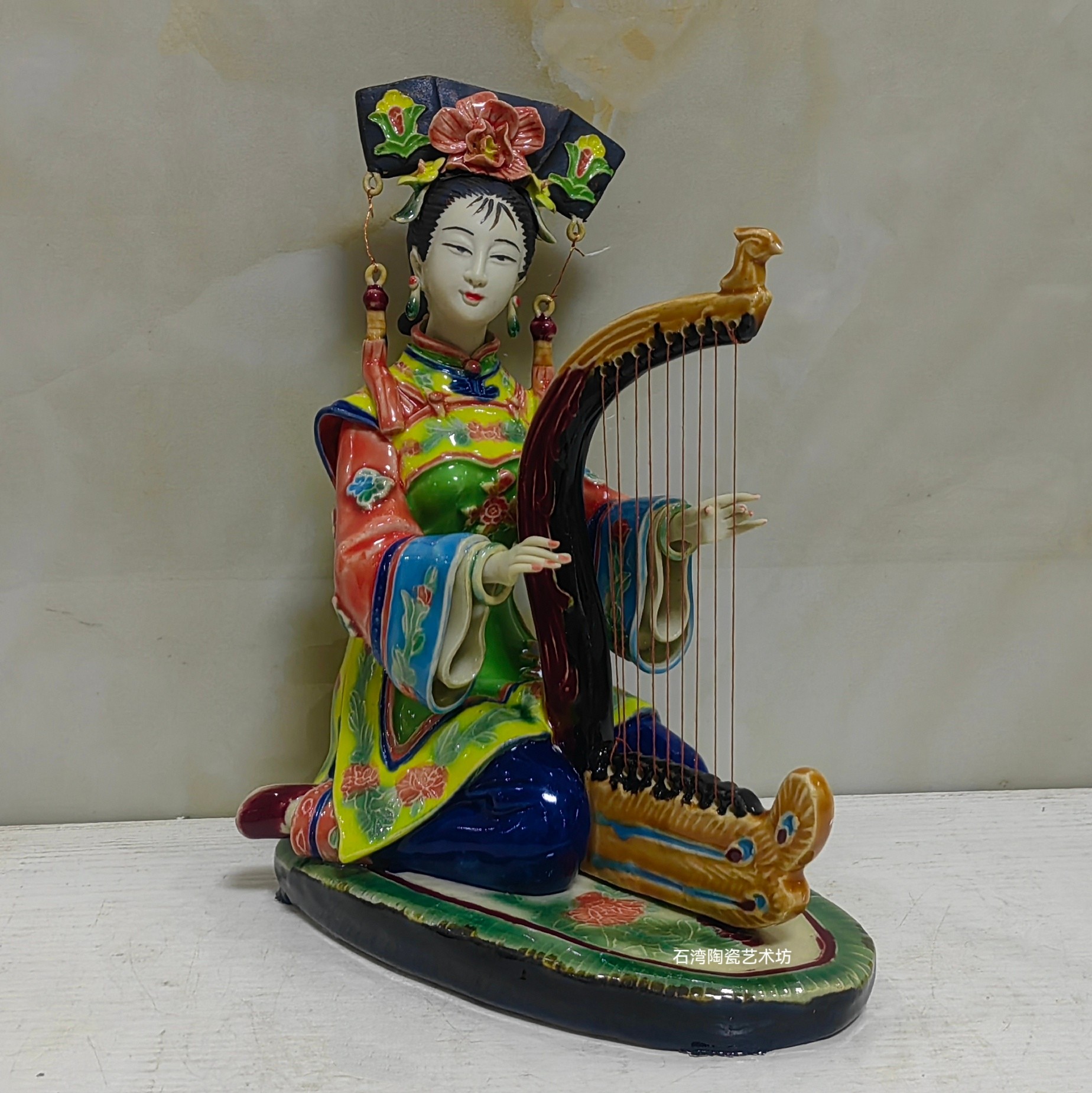 Shiwan doll ceramic playing pi - Musical Instrument Craft incelemesi ve fiyatı