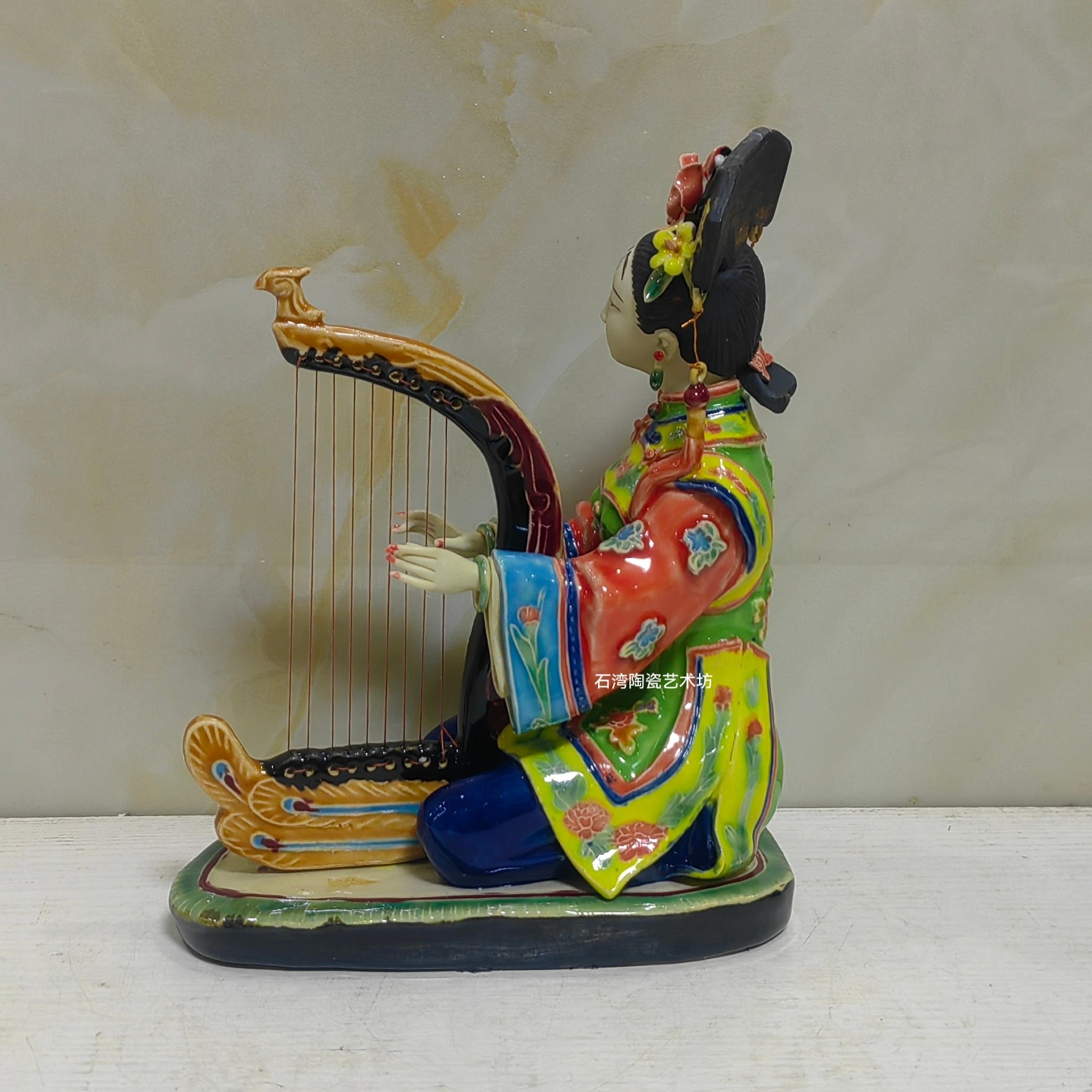 Shiwan doll ceramic playing pi - Musical Instrument Craft incelemesi ve fiyatı