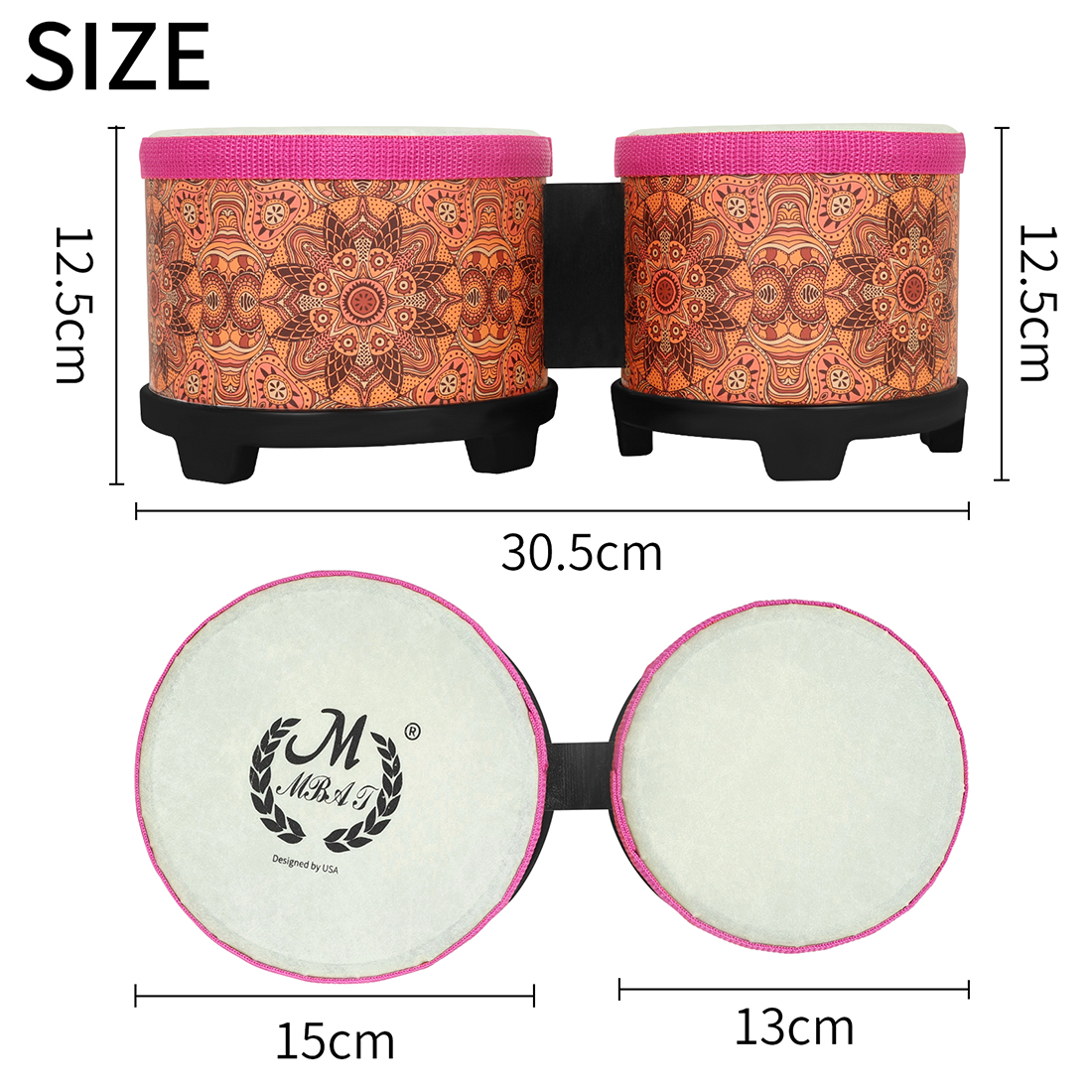 MBAT 4 +5 Inch Bongos Drum Set - Bongo Drum Set incelemesi ve fiyatı