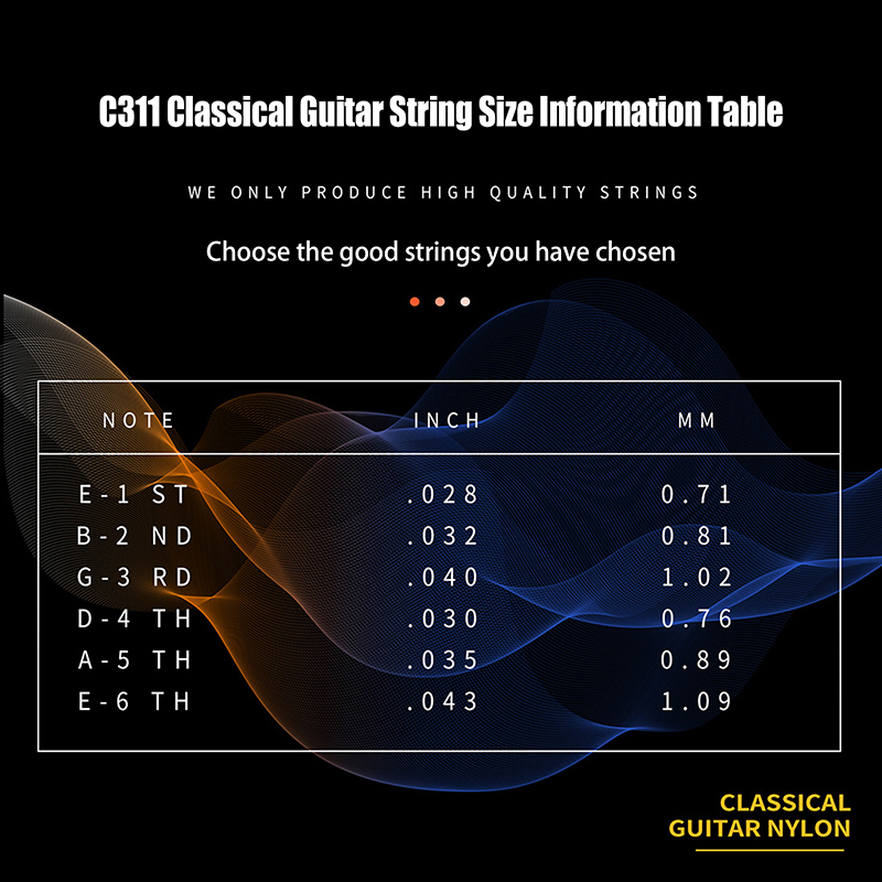 Classical Guitar Strings C311  - Musical Instrument With Strings incelemesi ve fiyatı