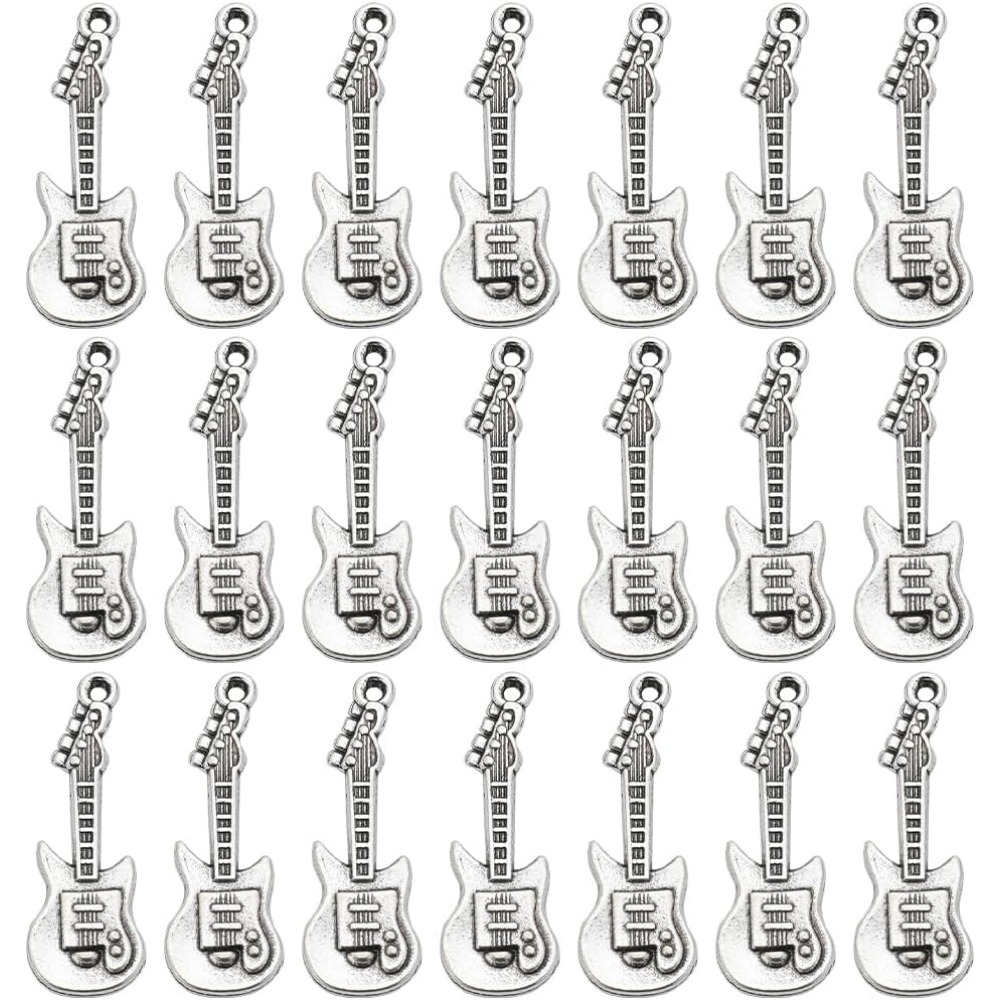 1 Box 50Pcs Vintage Guitar Cha - Musical Instrument Craft incelemesi ve fiyatı