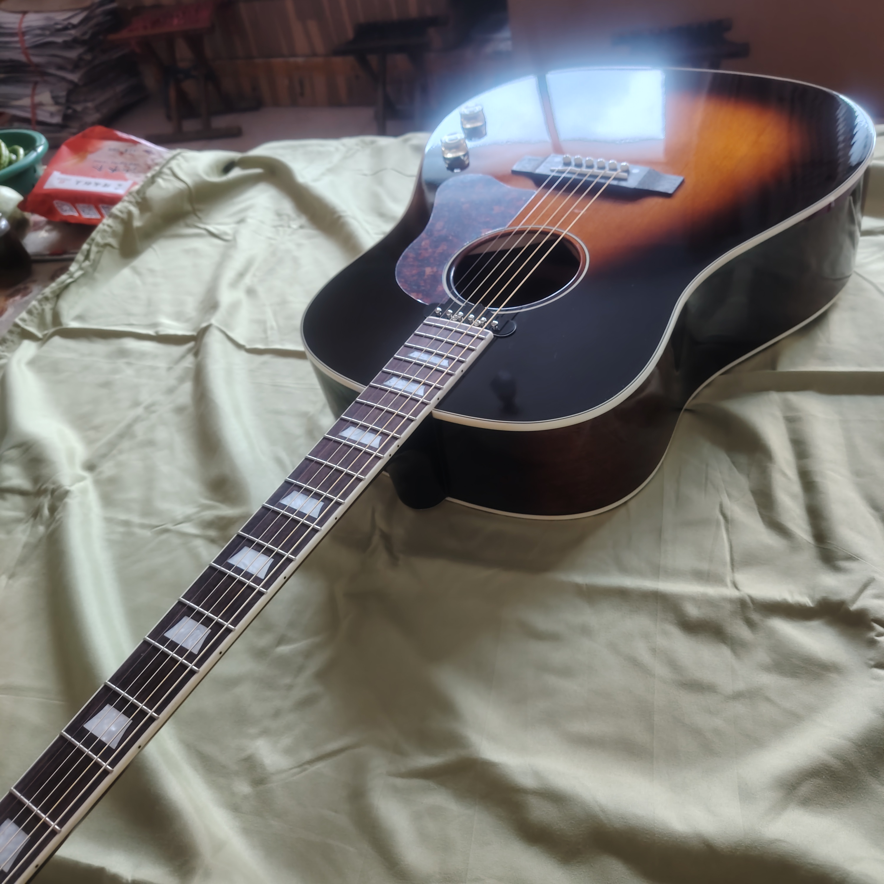 High quality 6-string J-160TS  - Musical Instrument With Strings incelemesi ve fiyatı
