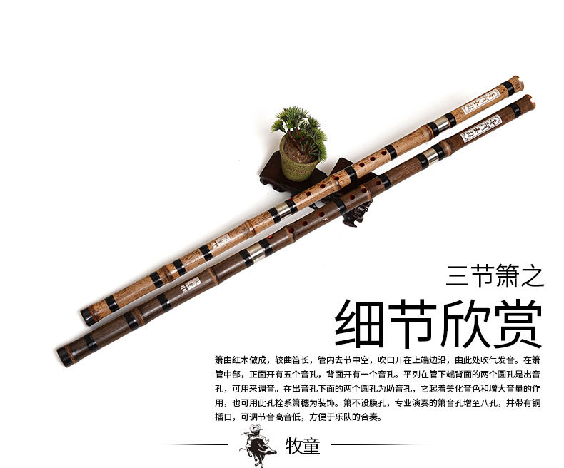 Chinese Bamboo Flauta Xiao Ver - Musical Instrument Lute incelemesi ve fiyatı