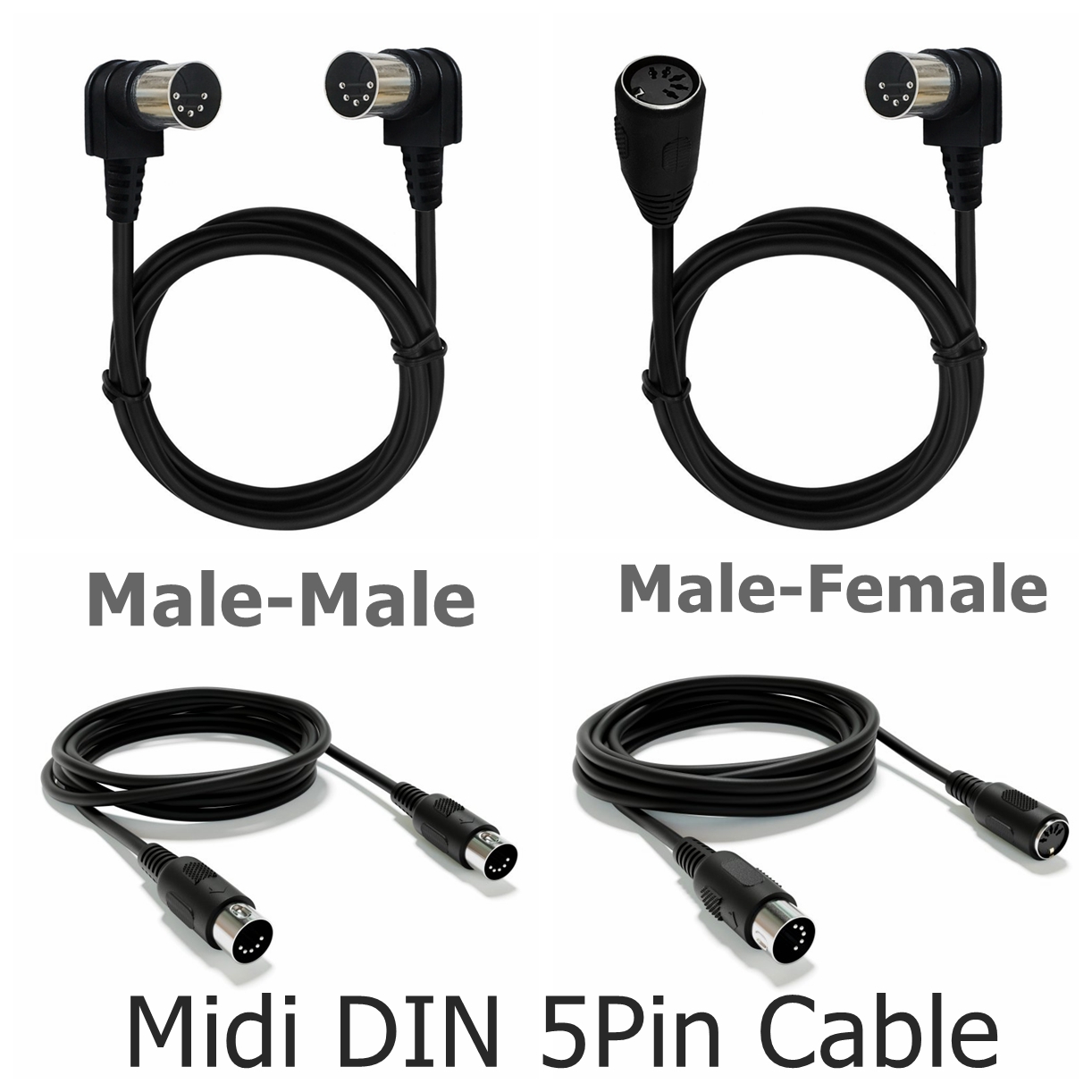 MIDI DIN 5PIN Male to Male Cab - Musical Instrument Digital Interface incelemesi ve fiyatı