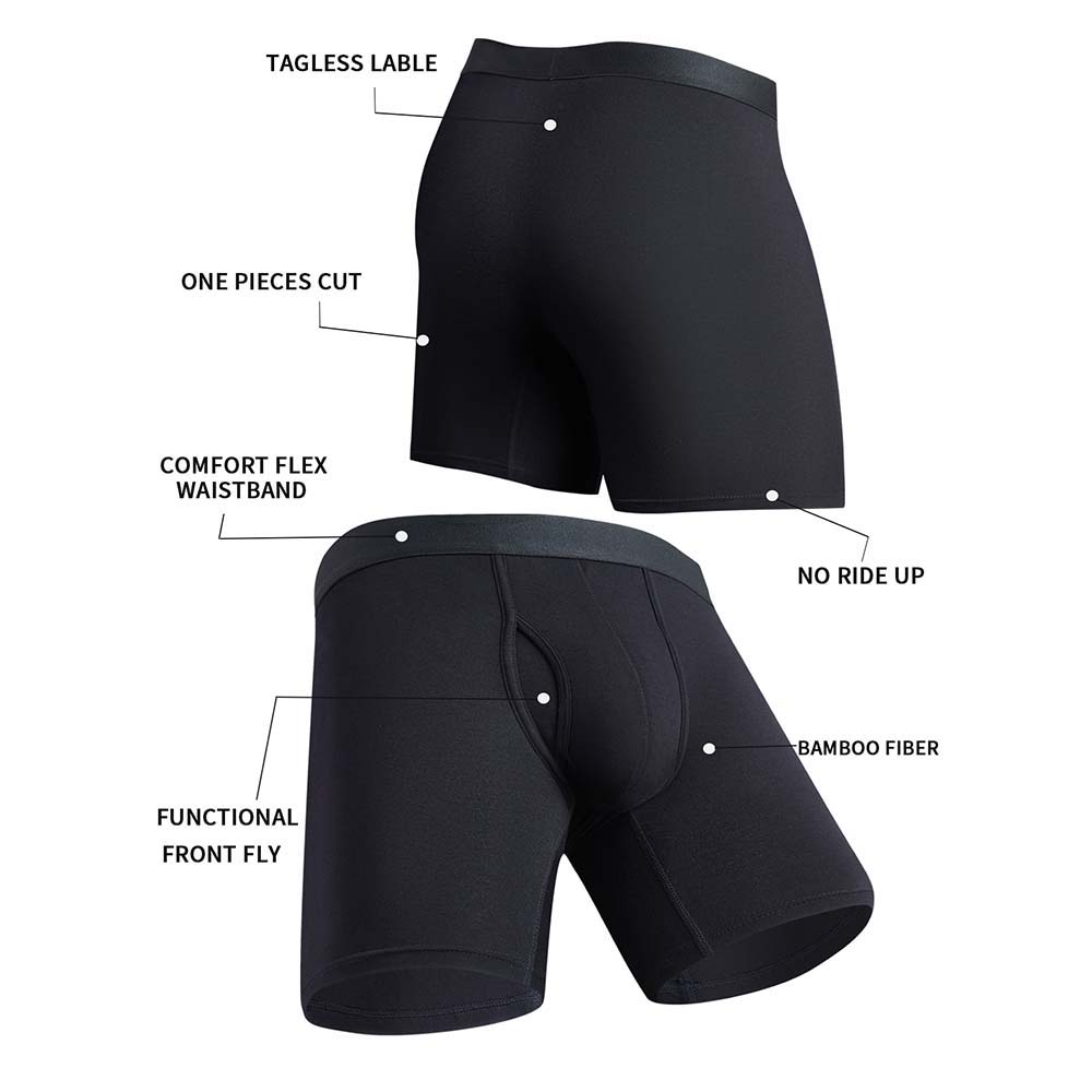 8Pcs Bamboo Fiber Boxers Man B - Didgeridoo Bamboo incelemesi ve fiyatı