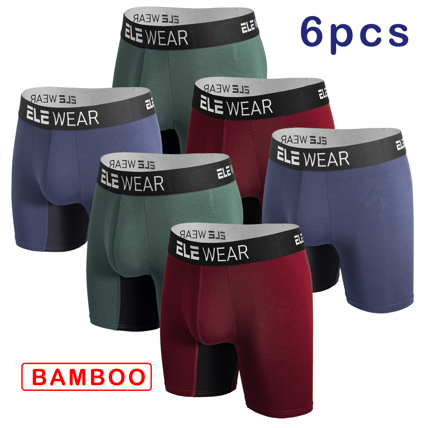 6 pcs Bamboo Men Underwear Box - Didgeridoo Bamboo incelemesi ve fiyatı