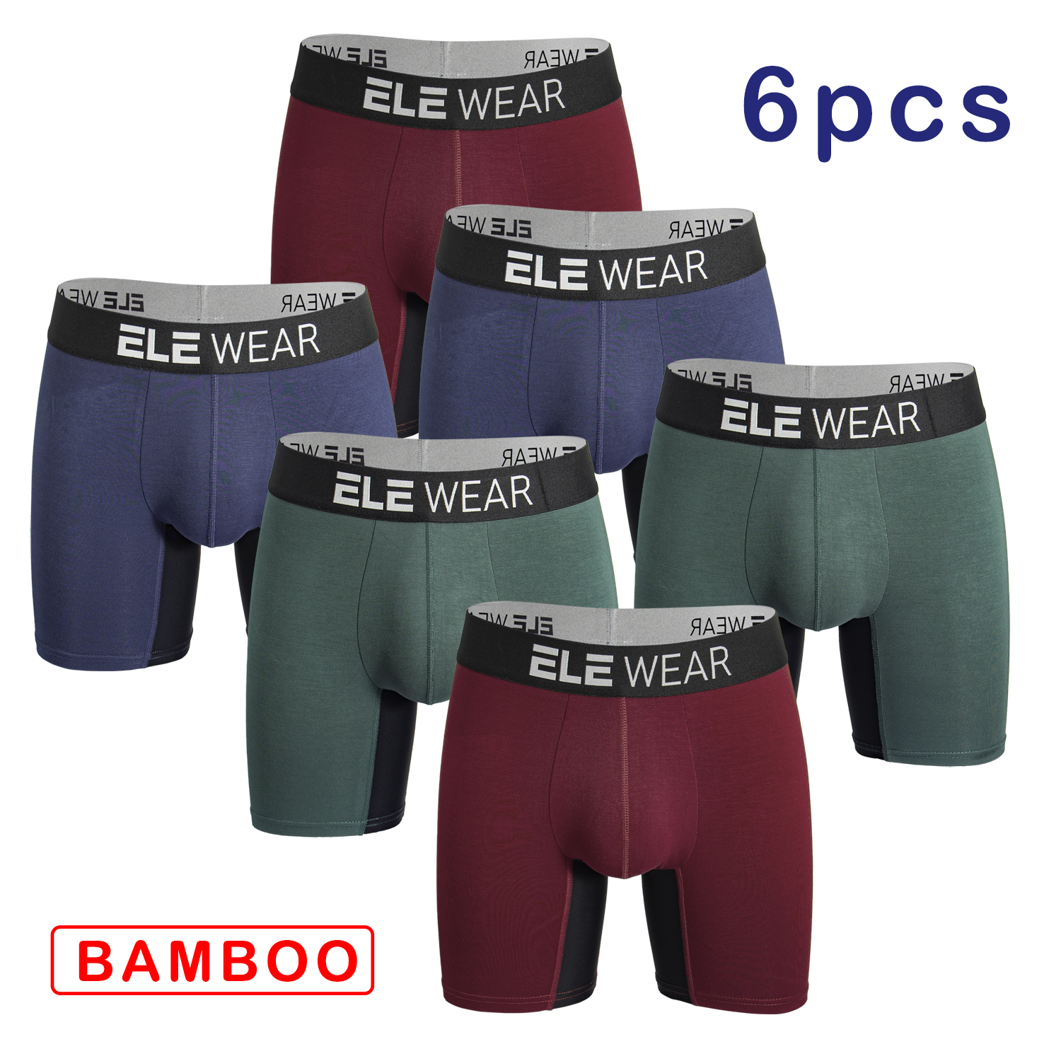 6 pcs Bamboo Men Underwear Box - Didgeridoo Bamboo incelemesi ve fiyatı
