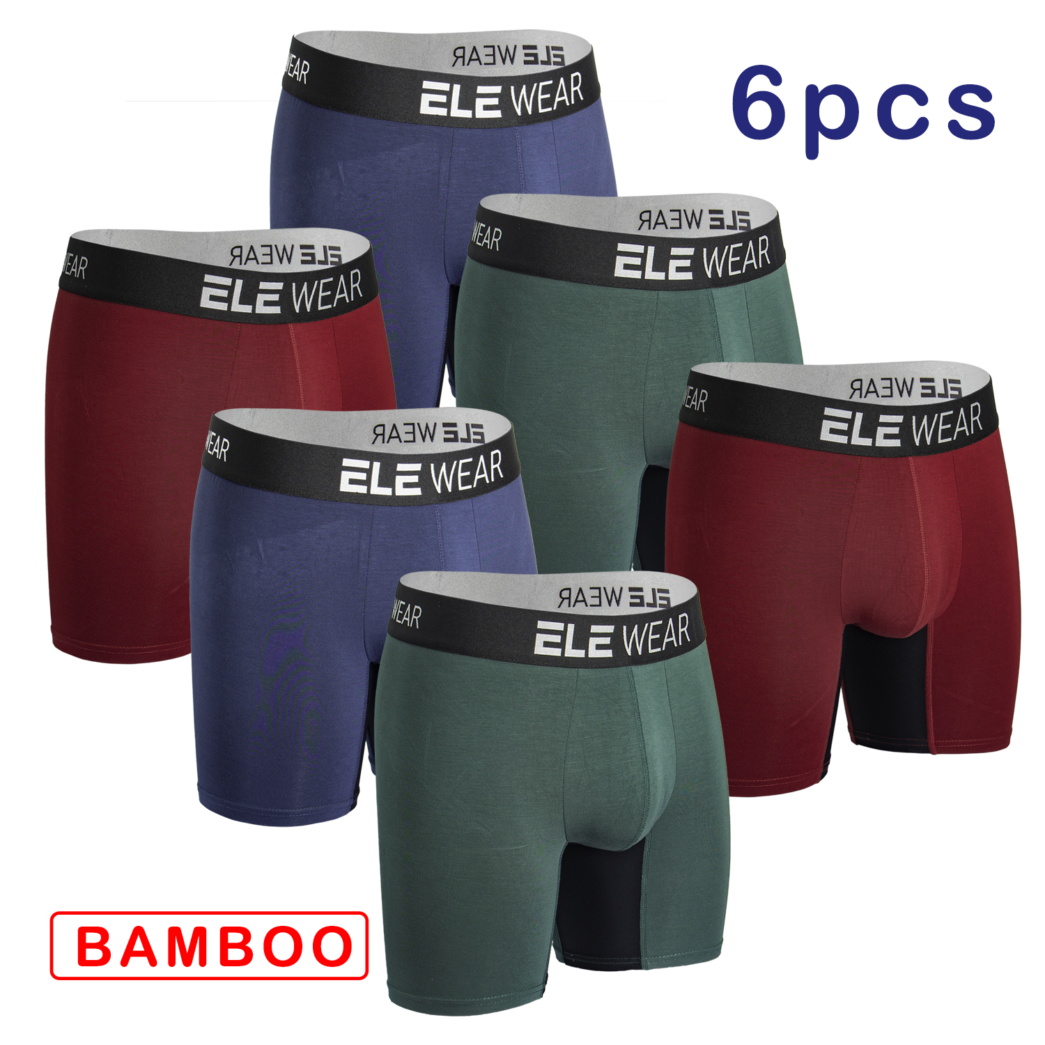 6 pcs Bamboo Men Underwear Box - Didgeridoo Bamboo incelemesi ve fiyatı