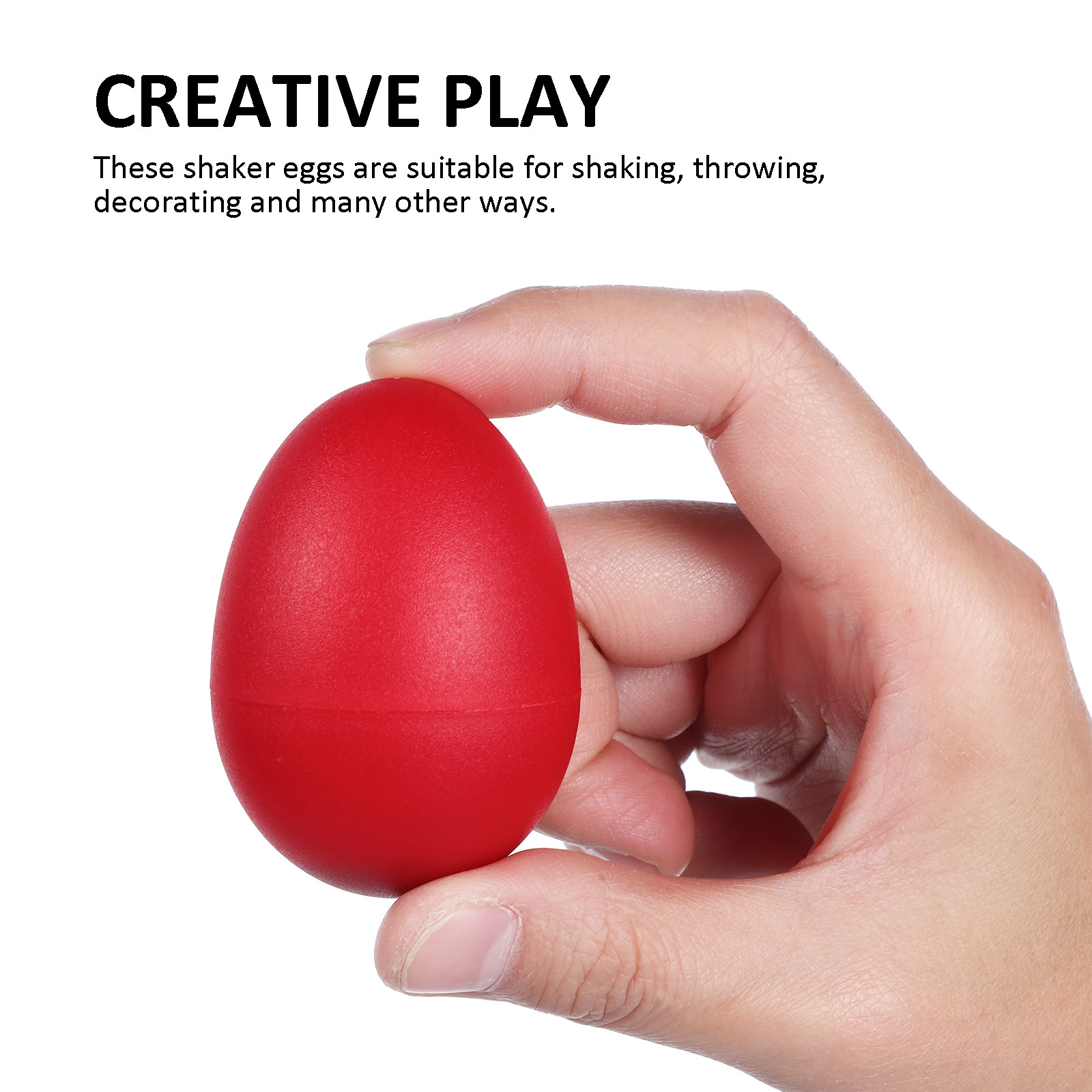 20Pcs Vibrant Shaker Eggs Plas - Musical Instrument Maraca incelemesi ve fiyatı