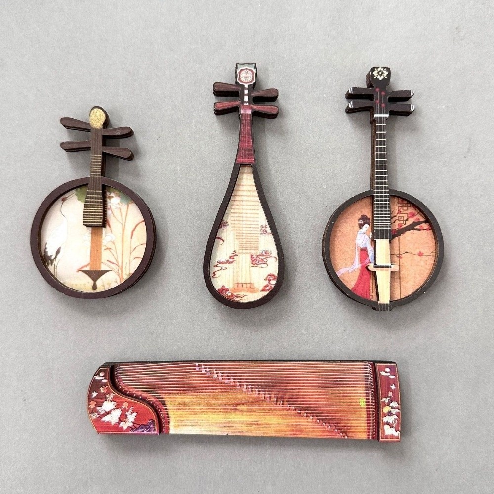 4PCS/SET Chinese Style Musical - Musical Instrument Ancient incelemesi ve fiyatı
