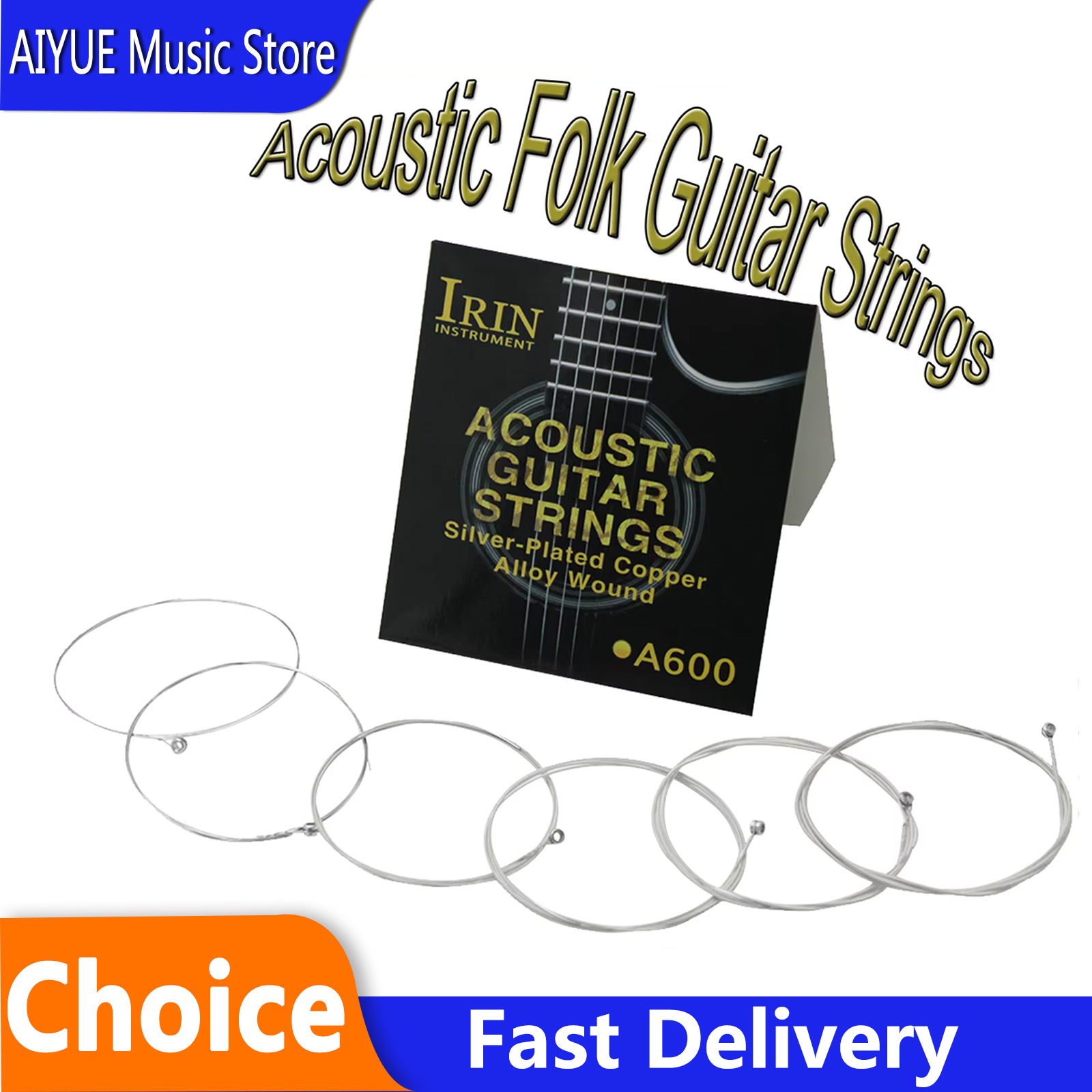 IRIN A600 Acoustic Folk Guitar - Musical Instrument With Strings incelemesi ve fiyatı