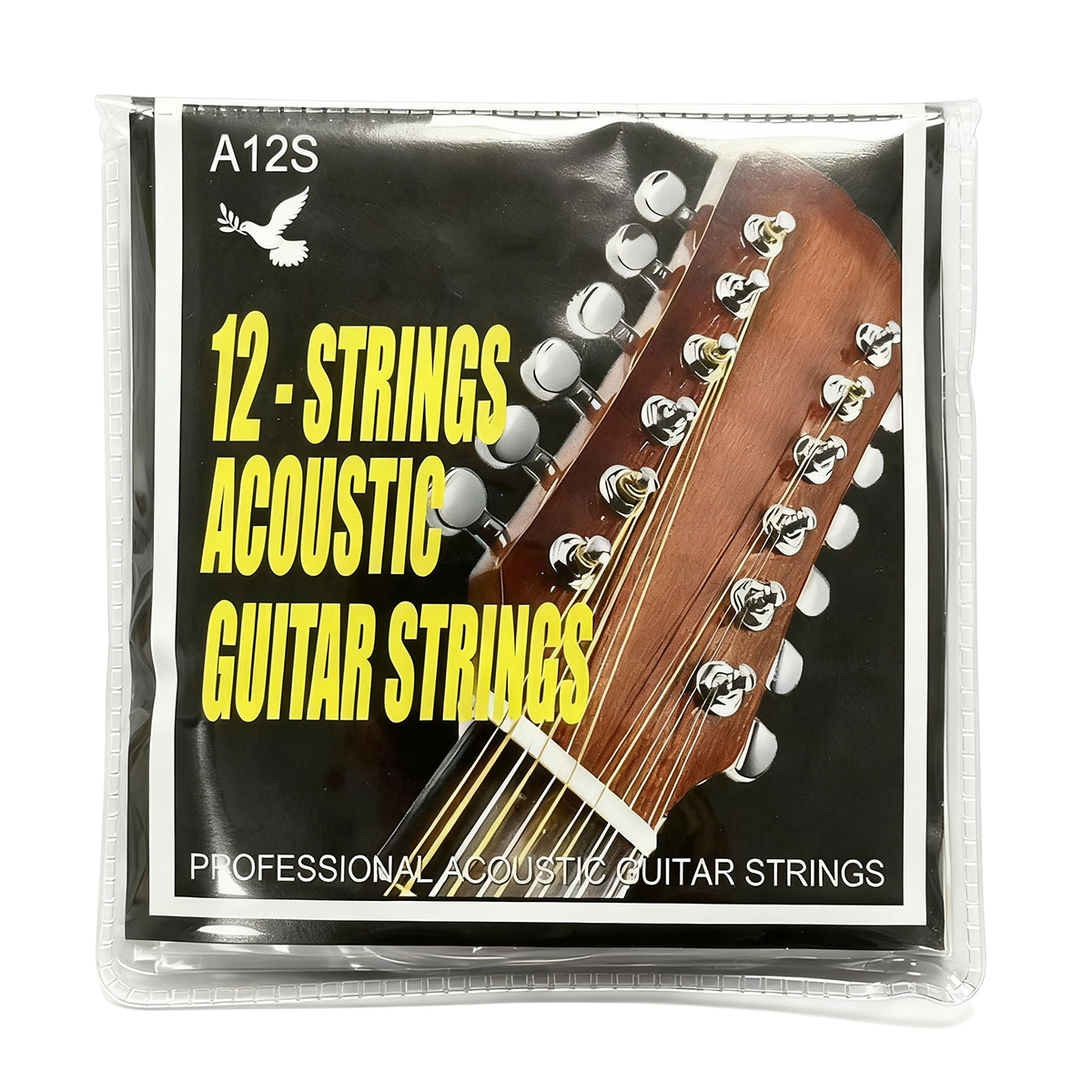 12-strings Folk Acoustic Guita - Musical Instrument With Strings incelemesi ve fiyatı