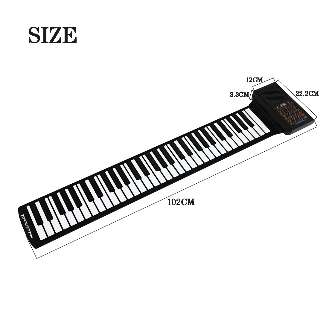 61 Keys Mini Roll Up Piano Sil - Musical Instrument Of Keyboard incelemesi ve fiyatı