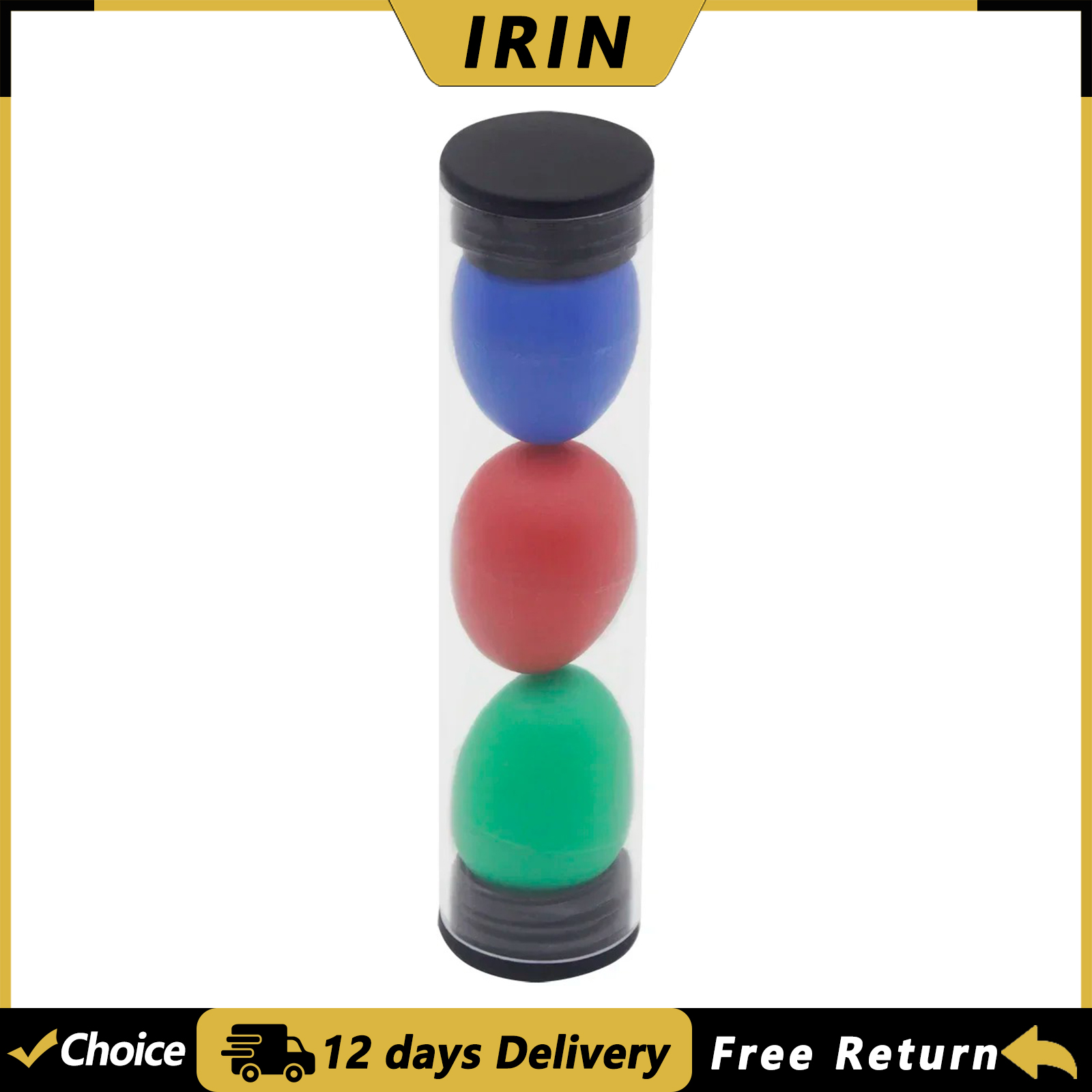 IRIN 3Pcs Sand Egg Colorful Sa - Musical Instrument Maraca incelemesi ve fiyatı