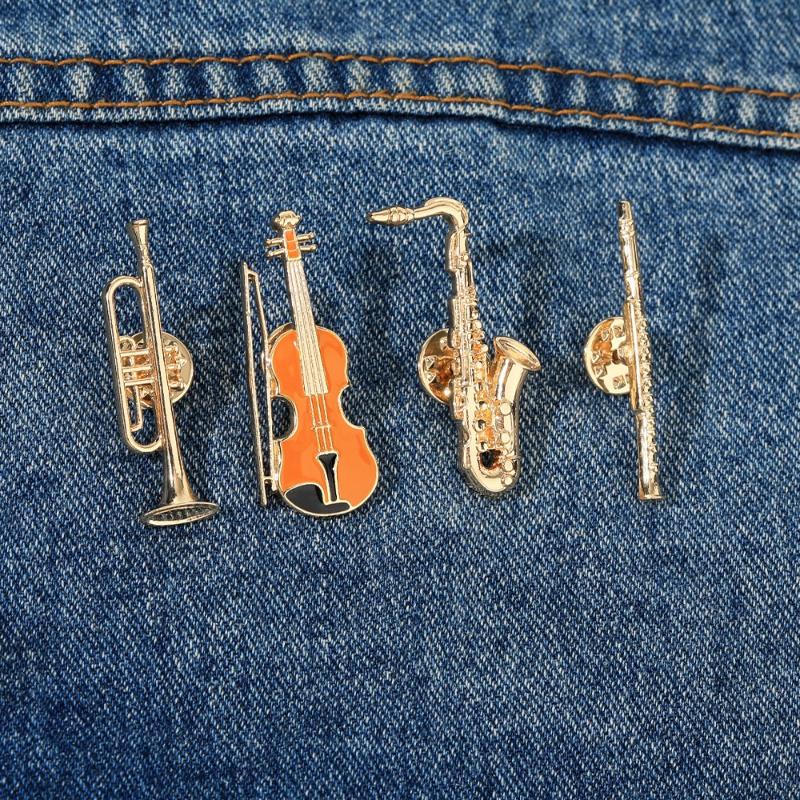 1Pcs Fun Music Orchestra Badge - Musical Instrument Like Trumpet incelemesi ve fiyatı