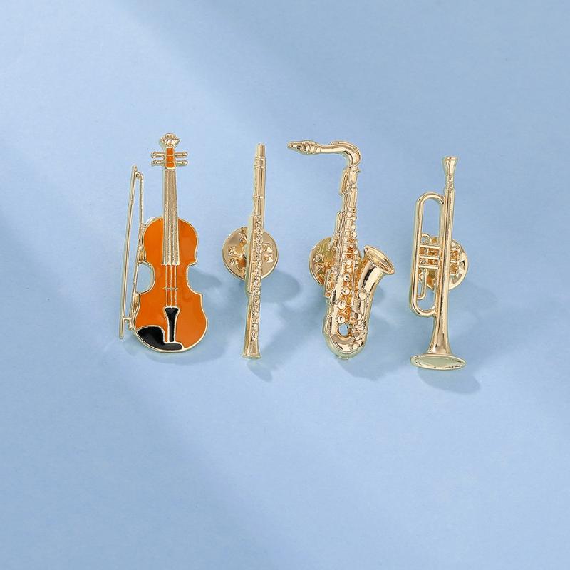1Pcs Fun Music Orchestra Badge - Musical Instrument Like Trumpet incelemesi ve fiyatı