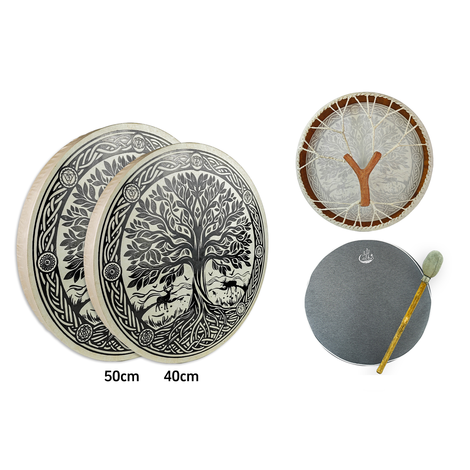 Professional Shamanic Drum Set - Bongo Drum Set incelemesi ve fiyatı