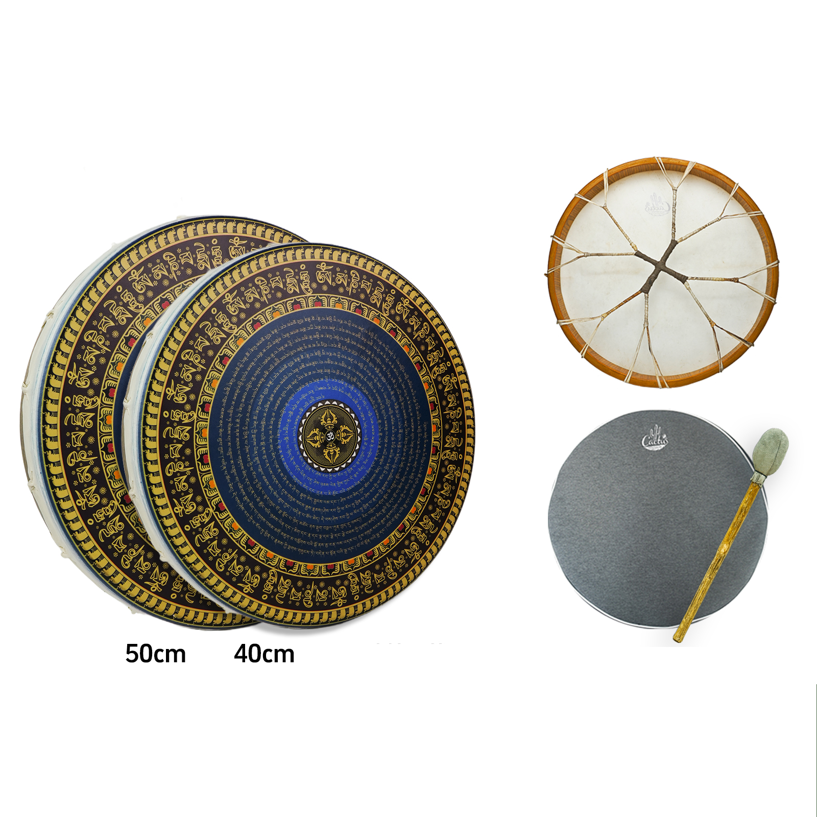 Professional Shamanic Drum Set - Bongo Drum Set incelemesi ve fiyatı