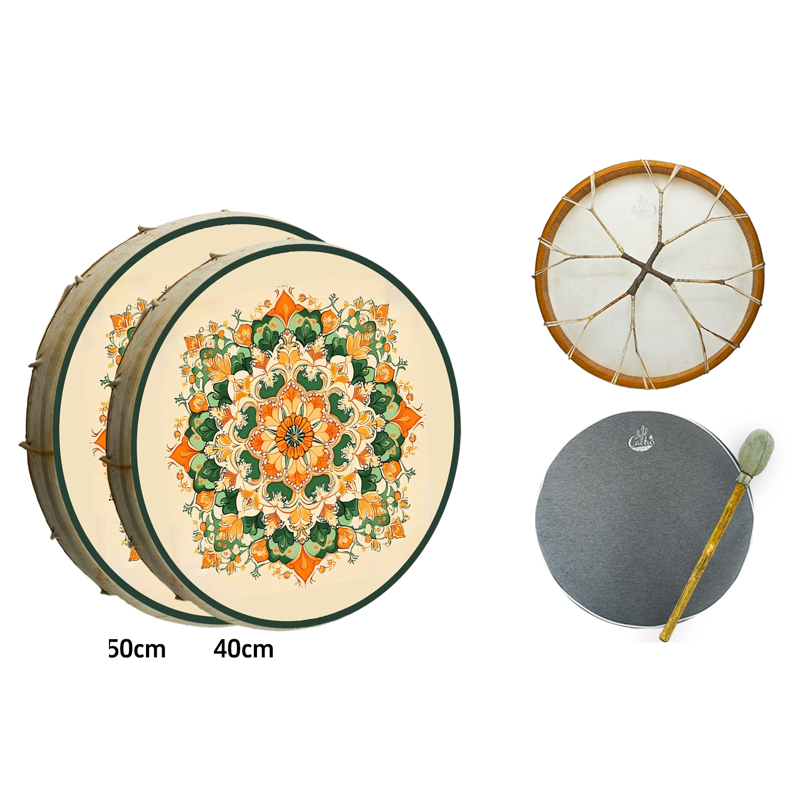 Professional Shamanic Drum Set - Bongo Drum Set incelemesi ve fiyatı