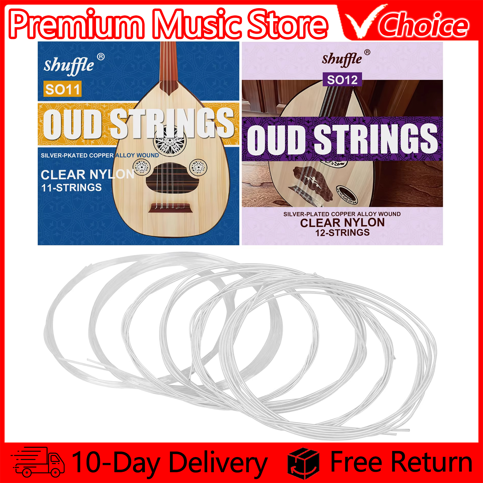 Shuffle Oud Strings Turkey Oud - Musical Instrument Lute incelemesi ve fiyatı