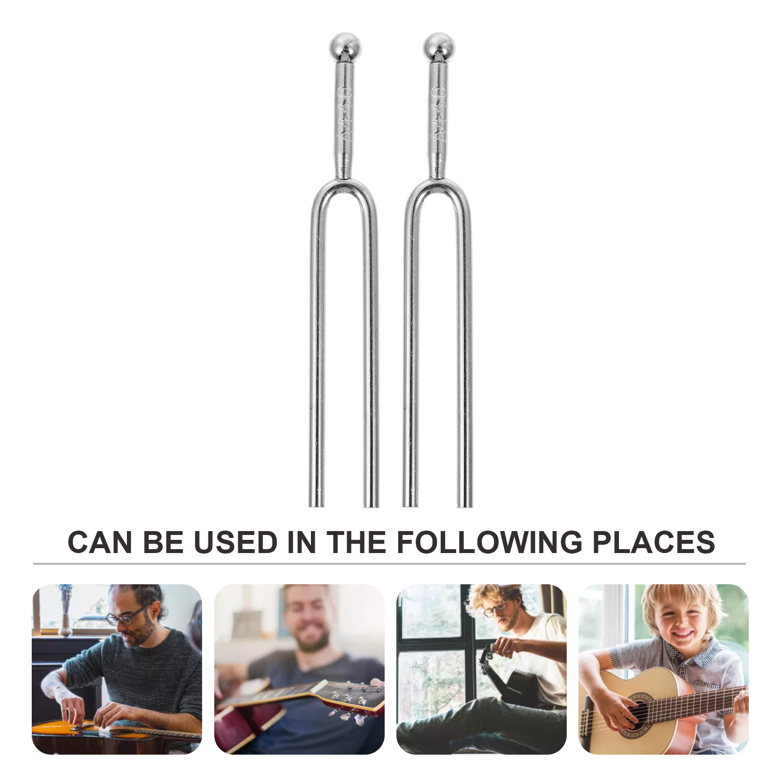 2Pcs Guitar Tuning Forks 440Hz - Musical Instrument Tuning Guitar Tuner. Standard Guitar Tuning incelemesi ve fiyatı