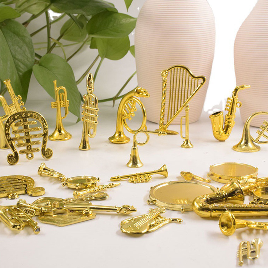 20pcs 2-7cm Mini Golden Musica - Musical Instrument Craft incelemesi ve fiyatı