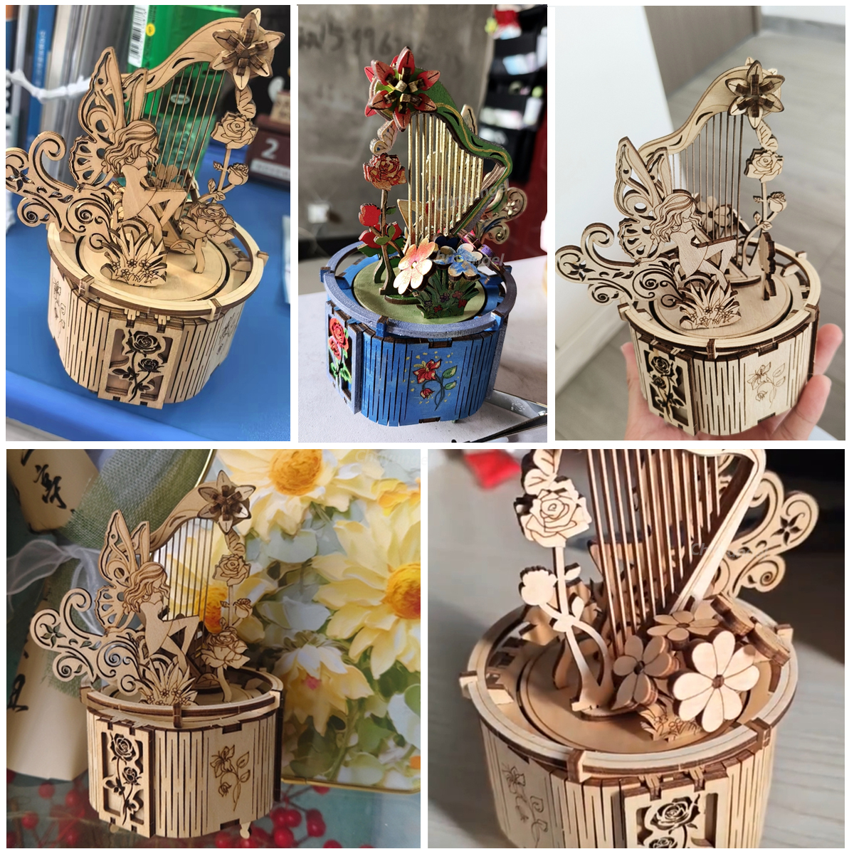 3D Wooden Puzzle Moon Star Mod - Musical Instrument Craft incelemesi ve fiyatı