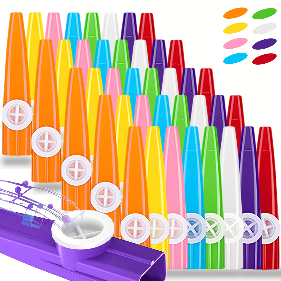4/8/12pcs Plastic Kazoo Ancien - Musical Instrument Ancient incelemesi ve fiyatı