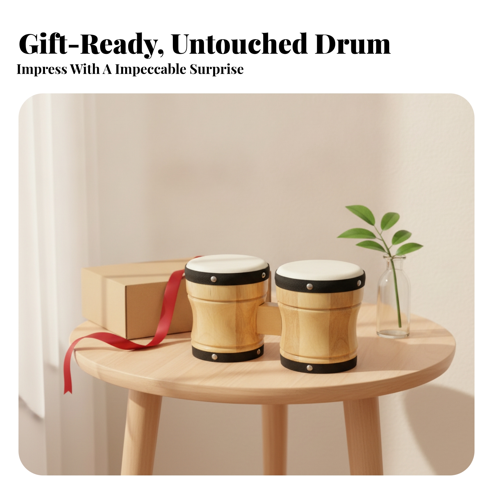 Wooden Bongos Metal Rivets Com - Bongo Drum Set incelemesi ve fiyatı