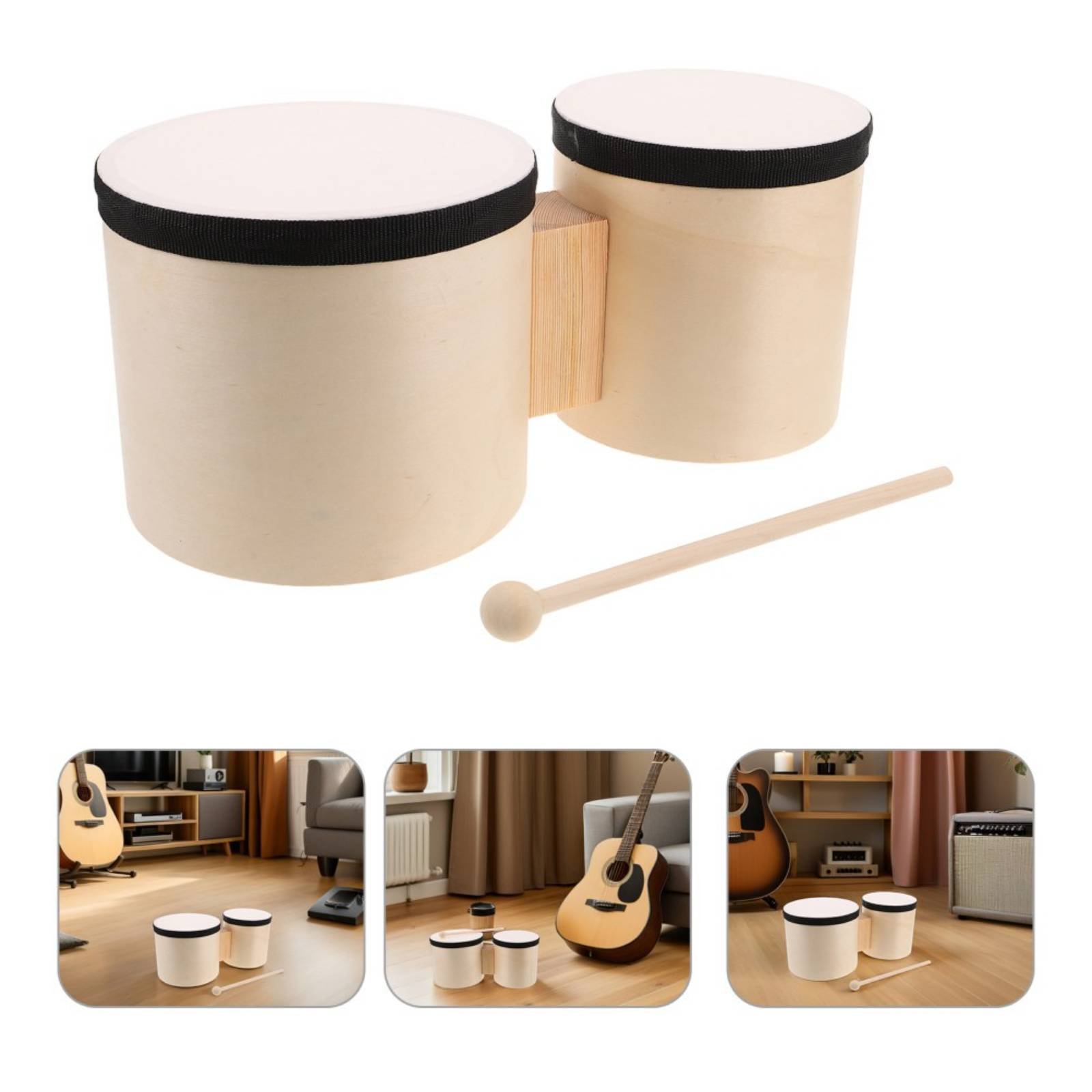 Bongo Drum Set Clear Crisp Sou - Bongo Drum Set incelemesi ve fiyatı