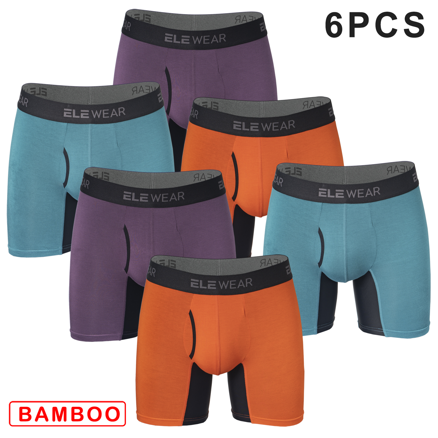 6 pcs Bamboo Men Underwear Wit - Didgeridoo Bamboo incelemesi ve fiyatı