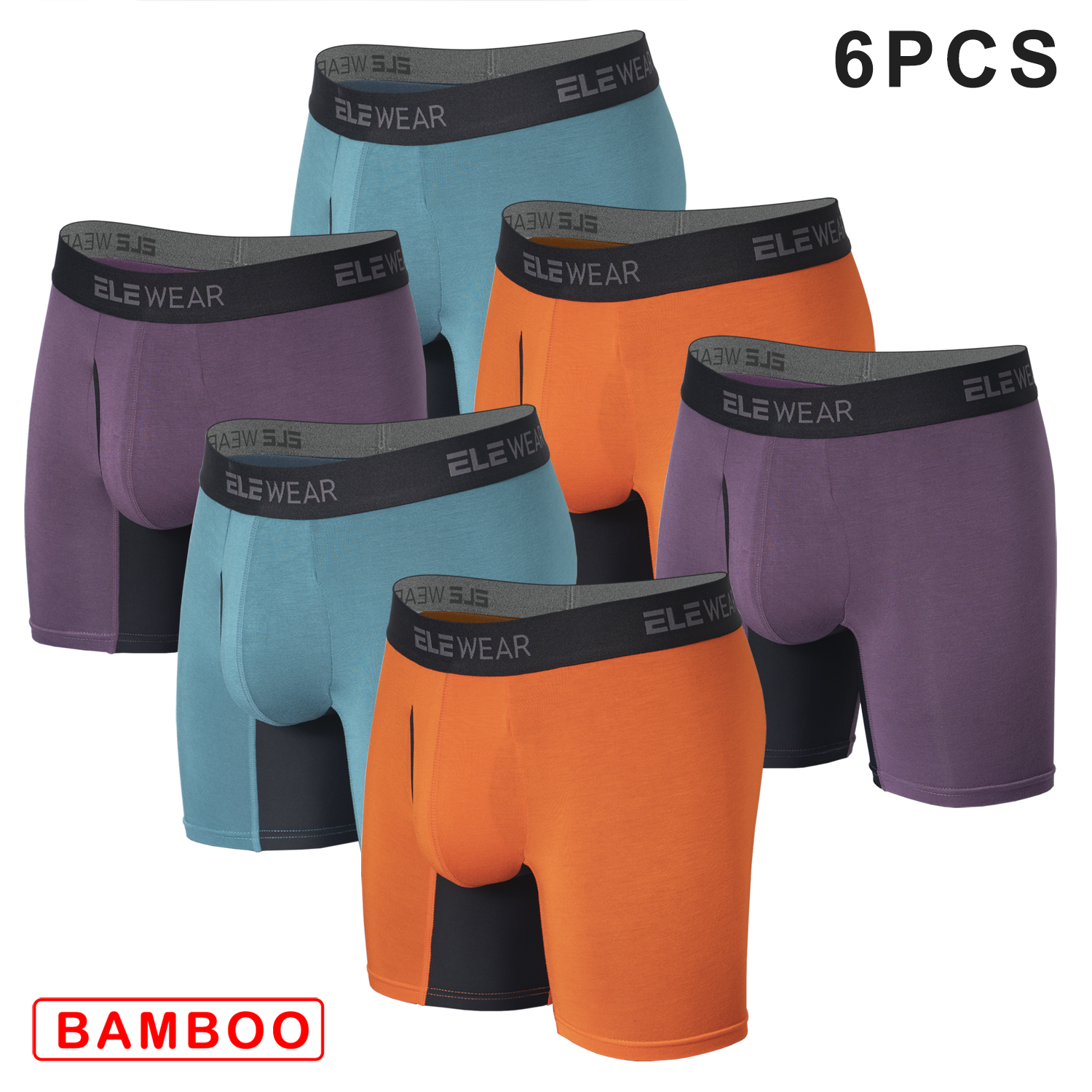6 pcs Bamboo Men Underwear Wit - Didgeridoo Bamboo incelemesi ve fiyatı