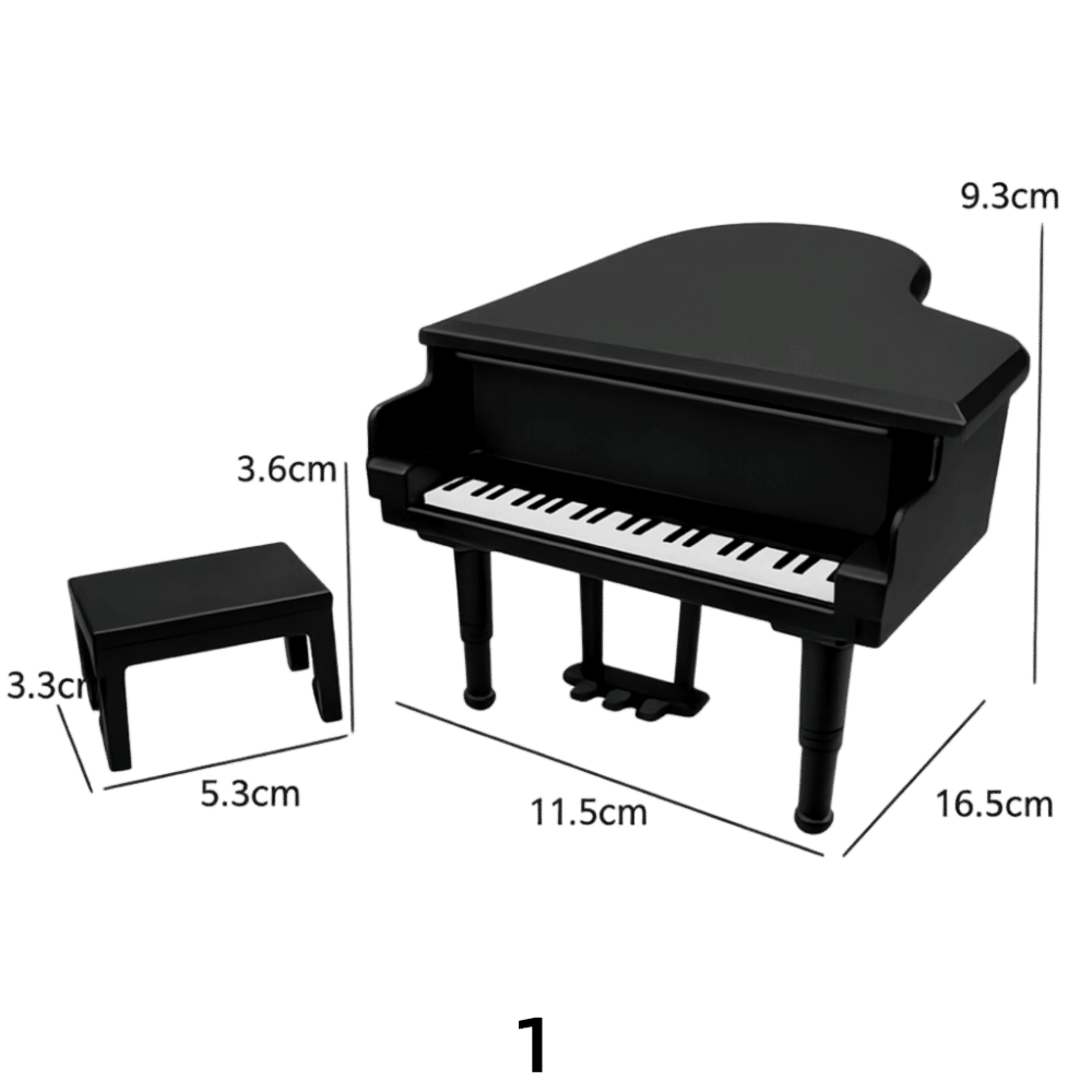 Craft 1/12 Doll Piano Multicol - Musical Instrument Craft incelemesi ve fiyatı
