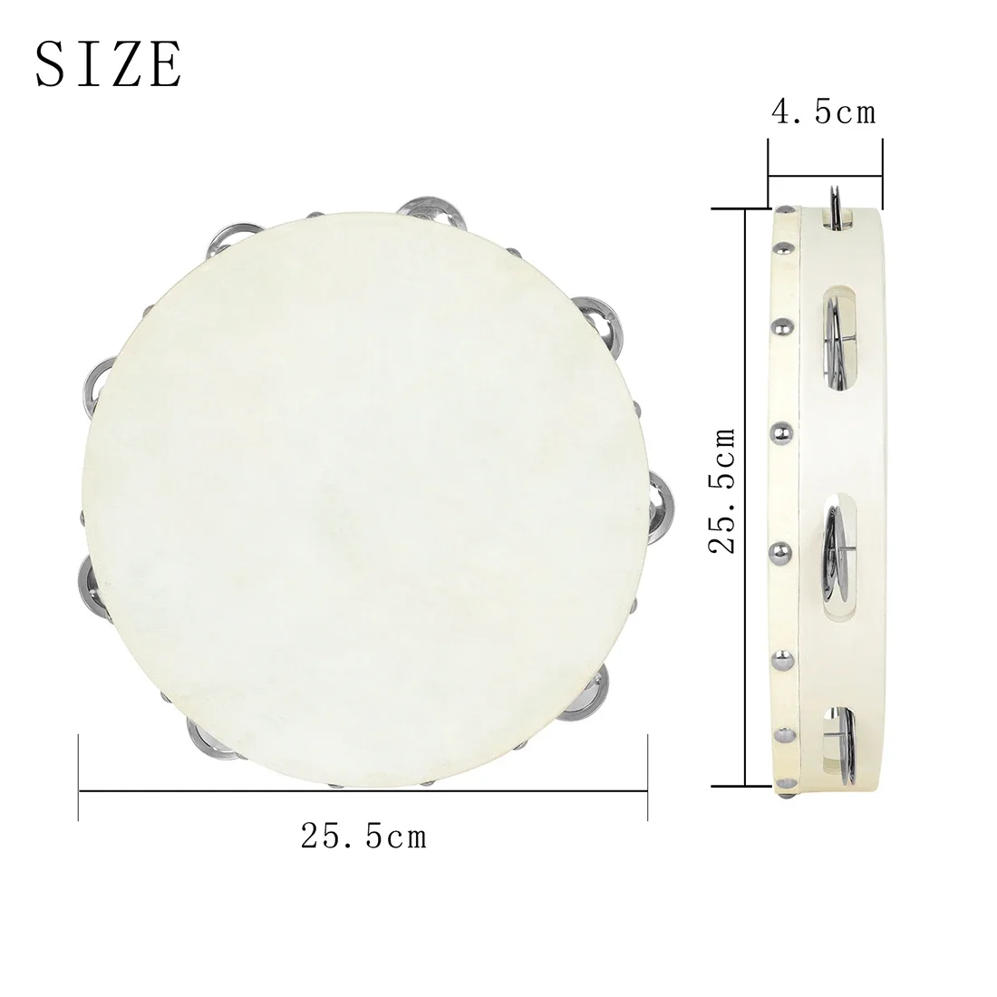 IRIN 10 Inches Tambourine Drum - Musical Instrument Maraca incelemesi ve fiyatı