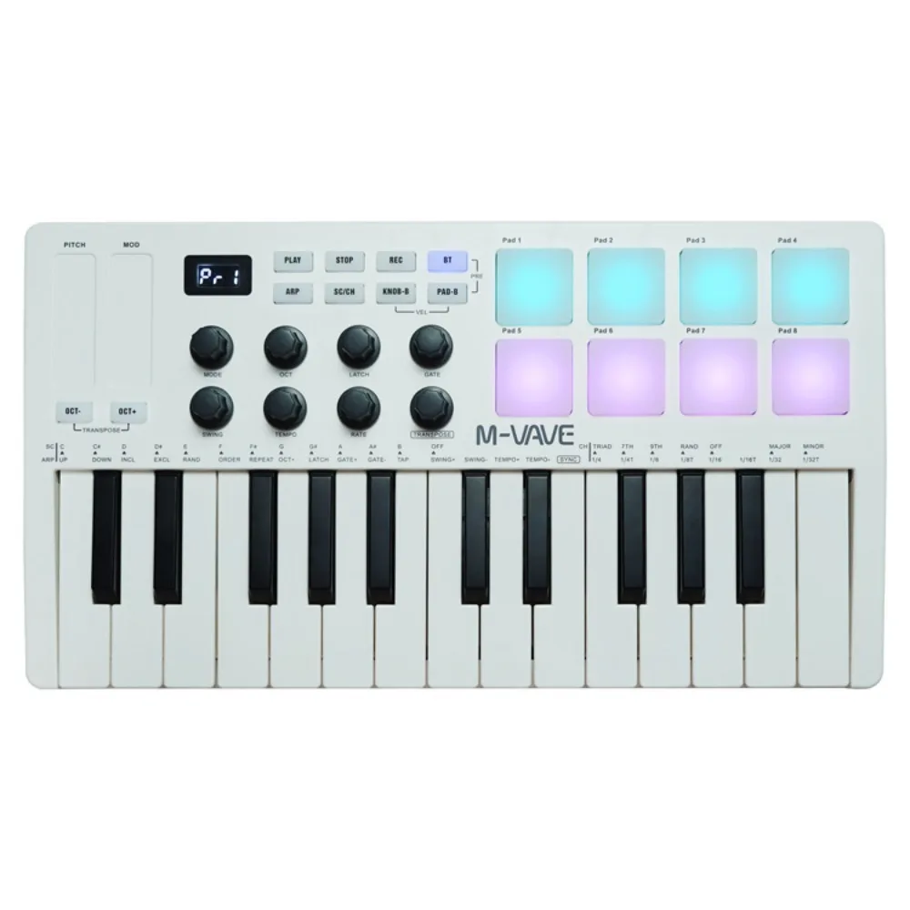 M-VAVE MIDI 25-Key USB MIDI Ke - Musical Instrument Of Keyboard incelemesi ve fiyatı