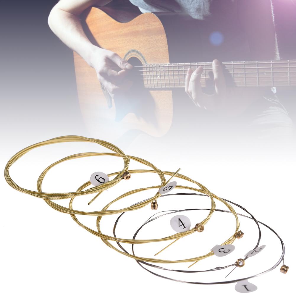 6pcs/set Universal Acoustic Gu - Musical Instrument With Strings incelemesi ve fiyatı