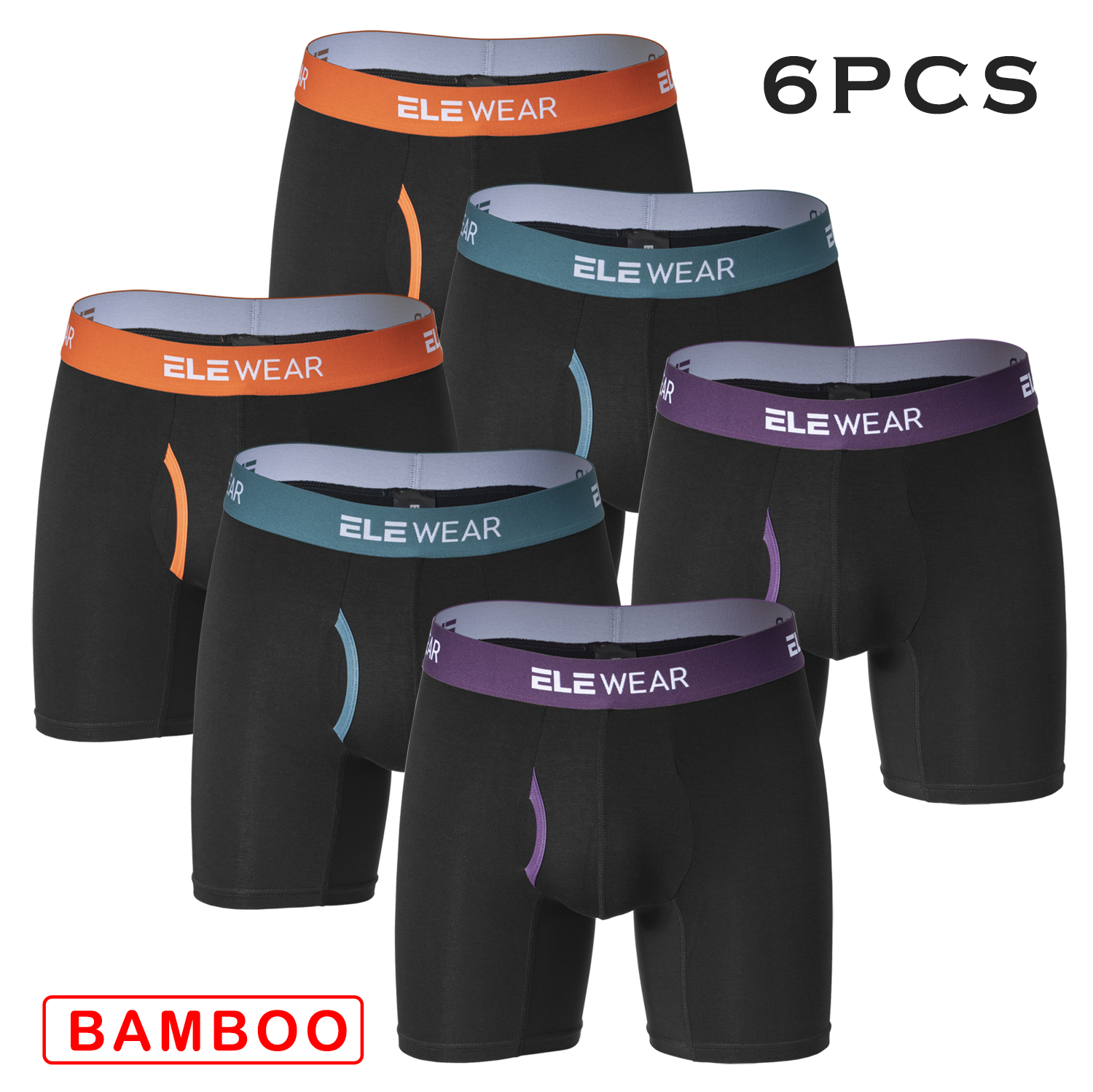 6 pcs Bamboo Men Underwear Wit - Didgeridoo Bamboo incelemesi ve fiyatı